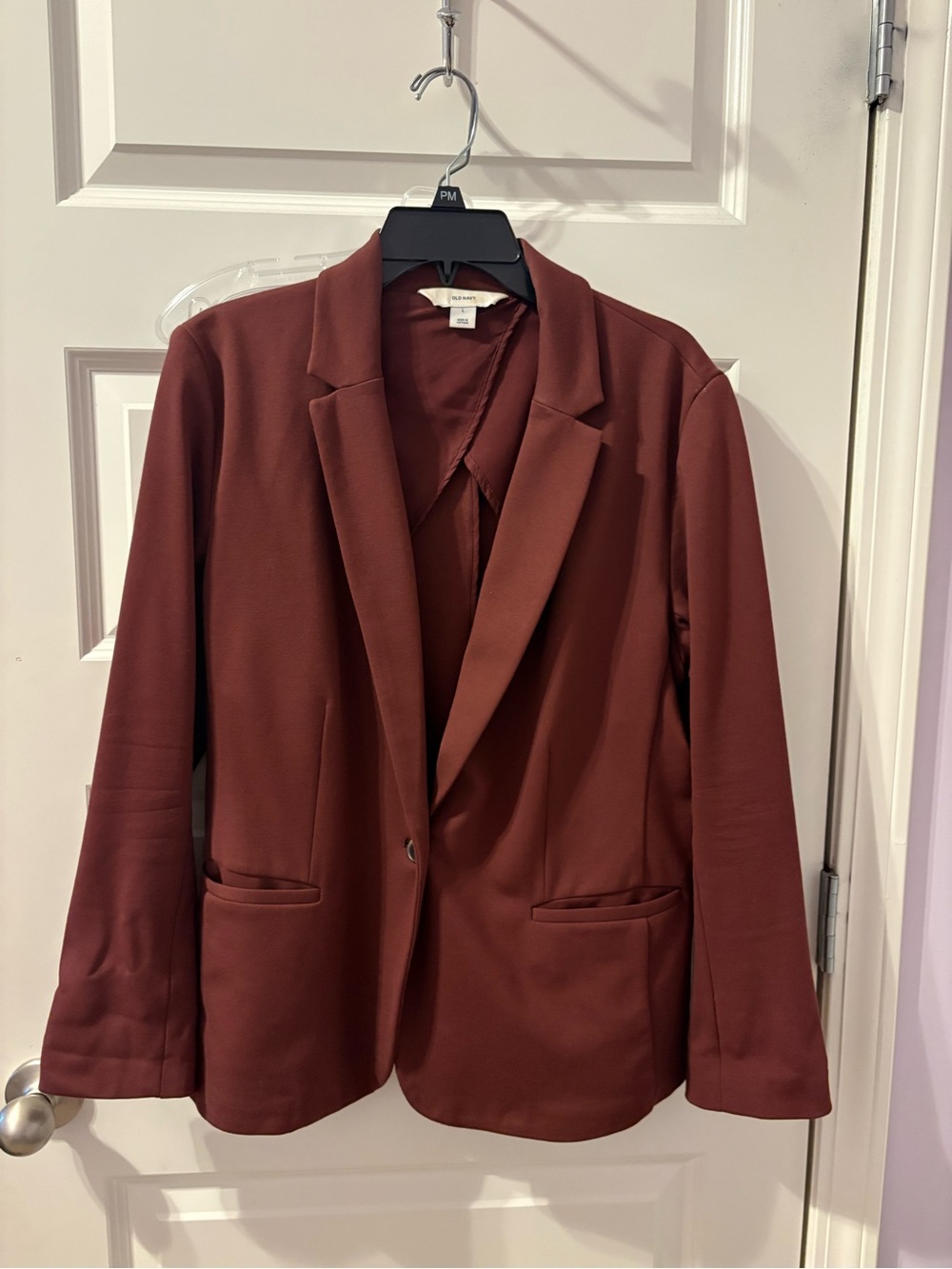 Women's Tailored Maroon Blazer Jacket